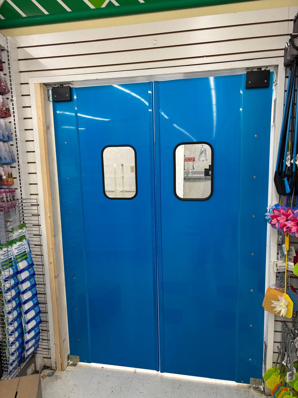 New commercial double door replacement installed at Victoria BC business location