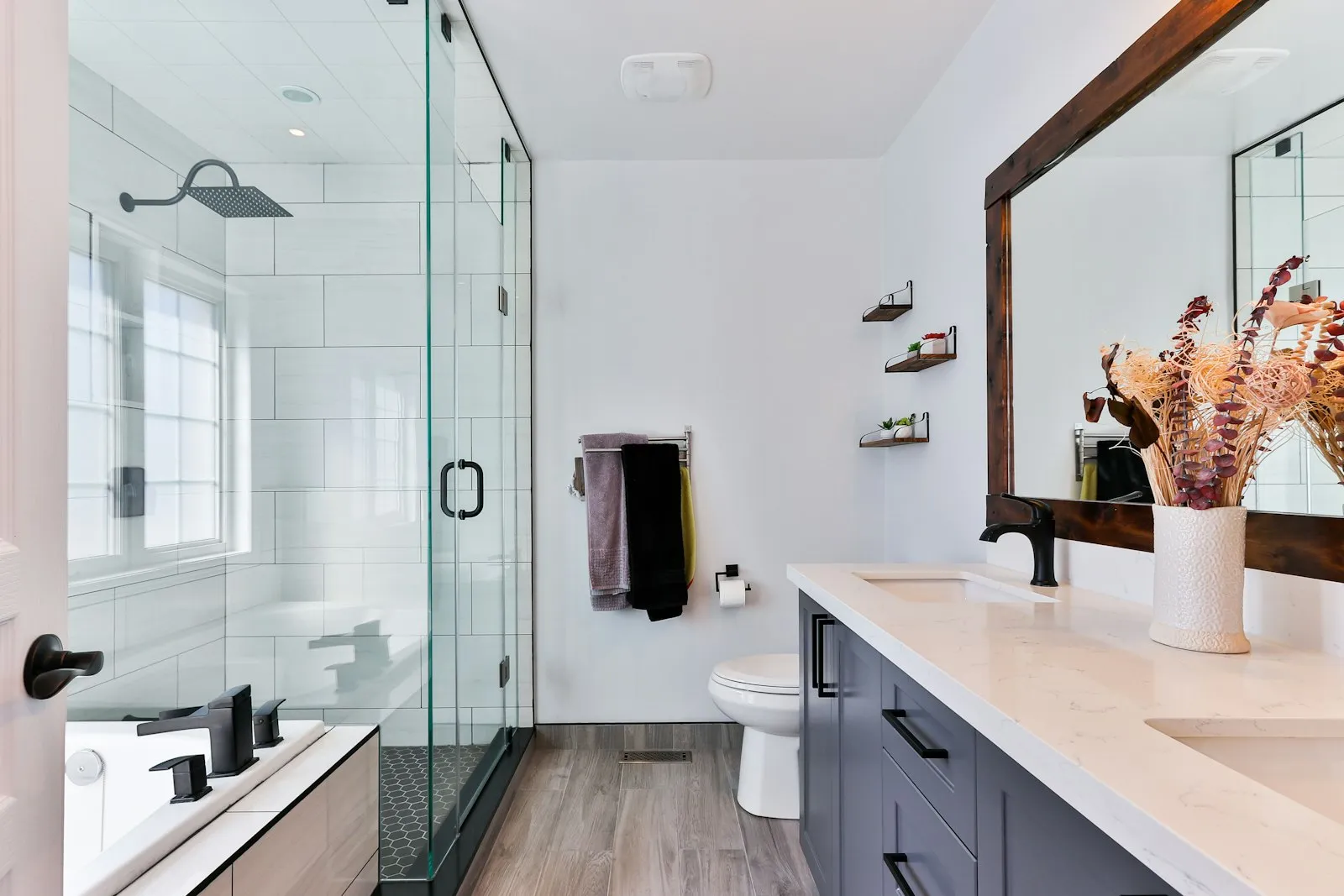 Bathroom renovation in progress